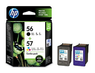 【中古】 ヒューレット・パッカード HP 56/57 黒・カラーパック