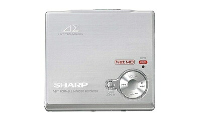 【中古】 SHARP Net MD相応う1ビット携帯型MDリコーダー IM-DR80-S