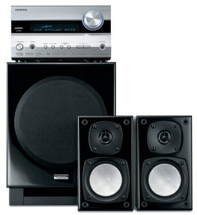 【中古】 ONKYO シアターパッケージシステム 黒いこと BASE-V20固定ディスク(B)