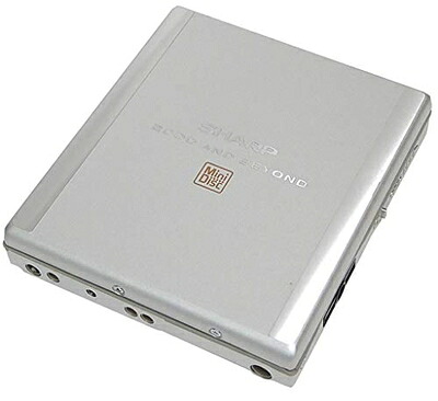【中古】 SHARP せつ然たる MD受話器電気蓄音機 MD-ST531-S