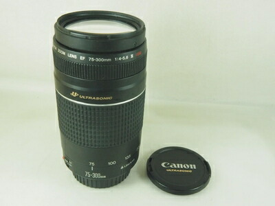 【中古】 Canon AF水晶体 EF 75-300粍 F4-5.6 III USM