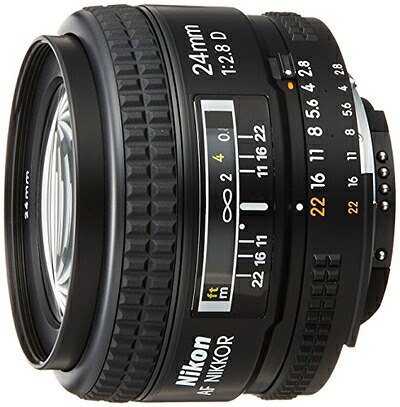 【中古】 Nikon 単焦点レンズ Ai AF Nikkor 24mm f/2.8 フルサイズ対応