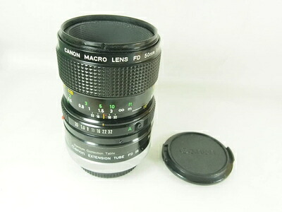 【中古】 Canon MFレンズ NewFD 50mm F3.5 macro