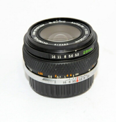 【中古】 OLYMPUS OM-SYSTEM G.ZUIKO Auto-W 28mm 1:3.5|Haute Produit