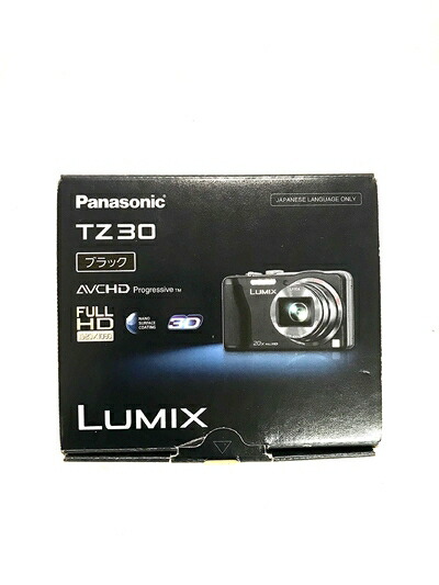 【中古】 パナソニック デジタルカメラ ルミックス TZ30 光学20倍 ブラック DMC-TZ30-K