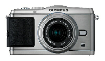 【中古】 OLYMPUS ミラーレス一眼 PEN E-P3 レンズキット シルバー E-P3 LKIT SLV