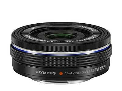 【中古】 OM SYSTEM/オリンパス OLYMPUS 電動式パンケーキズームレンズ M.ZUIKO DIGITAL ED 14-42mm F3.5-5.6 EZ BLK