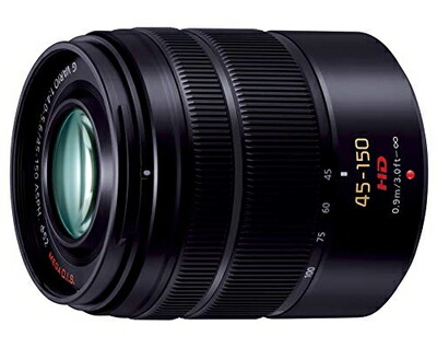 【中古】 パナソニック 望遠ズームレンズ マイクロフォーサーズ用 ルミックス G VARIO 45-150mm/F4.0-5.6 ASPH. /MEGA O.I.S. ブラック H-FS45150-K