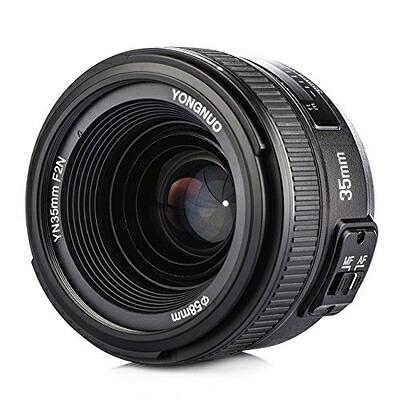 【中古】 YONGNUO Nikon YN35mm F2N 単焦点レンズ ニコン Fマウント フルサイズ対応 広角 標準レンズD5系列、D4系列、D850、D810系列、D800系列、D750系列、D700、D610、D600、D500、D300系列、D7500、D7200、D7100、D7000、D5600、D5500、D5300、D5200、D5100、D50｜Haute Produit 17,884円
