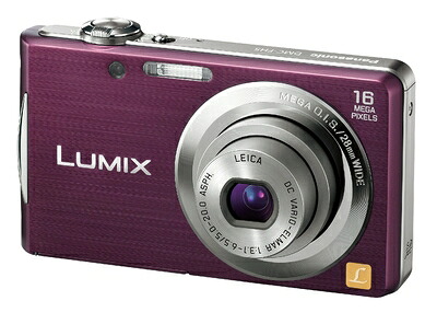 【中古】 パナソニック デジタルカメラ LUMIX FH5 バイオレット DMC-FH5-V｜Haute Produit
