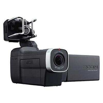 【中古】 ZOOM ズーム ハンディビデオカメラレコーダー HDビデオ+4トラックオーディオ【メーカー3年延長付】 Q8|Haute Produit