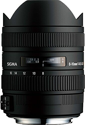 【中古】 SIGMA 超広角ズームレンズ 8-16mm F4.5-5.6 DC HSM ニコン用 APS-C専用 203559