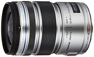 【中古】 OLYMPUS 鏡鑑受け答え一眼 水晶体 防塵 防滴 電動望遠レンズ ED 12-50粍 しろがね色 M.ZUIKO DIGITAL ED12-50mmF3.5-6.3 EZ SLV