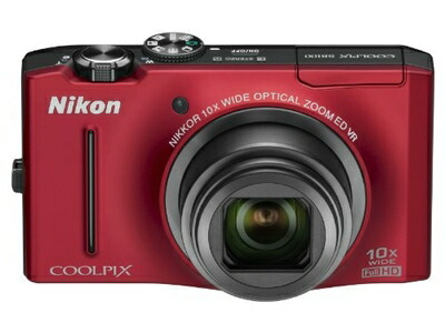 【中古】 Nikon デジタルカメラ COOLPIX S8100 フラッシュレッド S8100RD 1210万画素 光学10倍ズーム 広角30mm 3.0型液晶 裏面照射型CMOS|Haute Produit