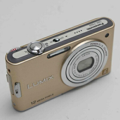 【中古】 パナソニック デジタルカメラ LUMIX (ルミックス) FX60 リュクスゴールド DMC-FX60-N