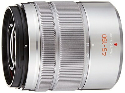 【中古】 パナソニック(Panasonic) 望遠ズームレンズ マイクロフォーサーズ用 ルミックス G VARIO 45-150mm/F4.0-5.6 ASPH. /MEGA O.I.S. シルバー H-FS45150-S｜Haute Produit