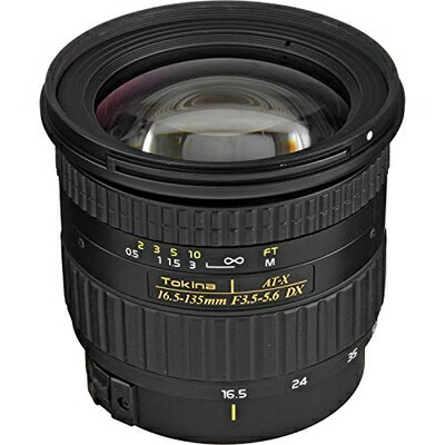 【中古】 トキナ AT-X 16.5-135 DX F3.5-5.6 キヤノン用
