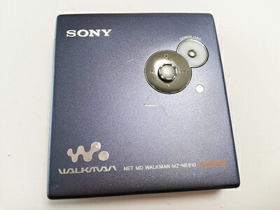 【中古】 SONY　ソニー　MZ-NE810-L ブルー　Net MD対応ポータブルMDウォークマン　MDLP対応　（MD再生専用機/MDウォークマン）