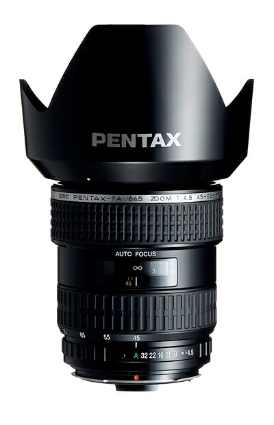 【中古】 PENTAX 45-85mm 645N レンズ ケース付き