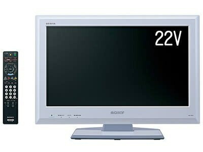 【中古】 SONY BRAVIA 地上BS110度CSデジタル高品位テレビ液晶TV J5続きもの22V型陶芸白いこと KDL-22J5/W