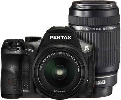 【中古】 PENTAX デジタル一眼レフカメラ K-30 ダブルズームキット [DAL18-55mm・DAL55-300mm] ブラック K-30WZK BK 15659