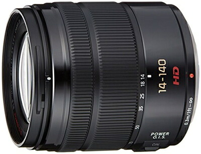 【中古】 パナソニック 望遠ズームレンズ マイクロフォーサーズ用 ルミックス G VARIO 14-140mm/F3.5-5.6 ASPH./POWER O.I.S. ブラック H-FS14140-K