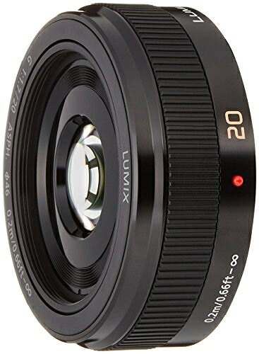 【中古】 パナソニック(Panasonic) 単焦点レンズ マイクロフォーサーズ用 ルミックス G 20mm/F1.7 II ASPH. ブラック H-H020A-K