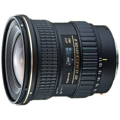【中古】 Tokina 超広角望遠レンズ AT-X 116 PRO DX II 11-16粍 F2.8 (IF) ASPHERICAL キヤノン用 APS-C相応う