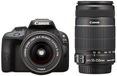 【中古】 Canon デジタル一眼レフカメラ EOS Kiss X7 ダブルズームキット EF-S18-55mm/EF-S55-250mm付属 KISSX7-WKIT|Haute Produit