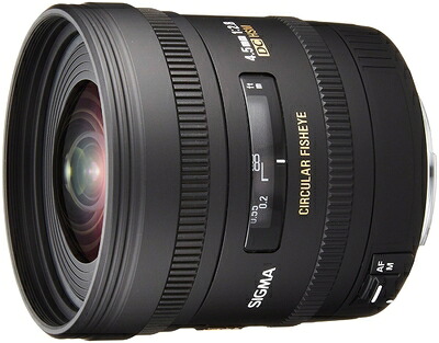 【中古】 SIGMA 単焦点魚眼レンズ 4.5mm F2.8 EX DC CIRCULAR FISHEYE HSM キヤノン用 円周魚眼 APS-C専用 486549｜Haute Produit 44,147円