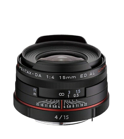 【中古】 Pentax HD DA 15mm F4 ED AL Limited