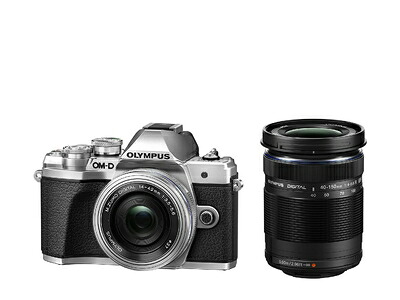 【中古】 OLYMPUS ミラーレス一眼カメラ OM-D E-M10 MarkIII EZダブルズームキット シルバー