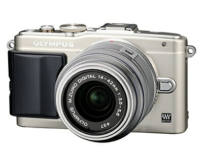 【中古】 OLYMPUS ミラーレス一眼 PEN Lite E-PL6 レンズキット シルバー E-PL6 LKIT SLV