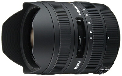【中古】 SIGMA 超広角ズームレンズ 8-16mm F4.5-5.6 DC HSM ペンタックス用 APS-C専用 203610