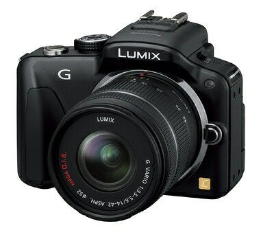 【中古】 パナソニック ミラーレス一眼カメラ LUMIX G3 レンズキット エスプリブラック DMC-G3K-K