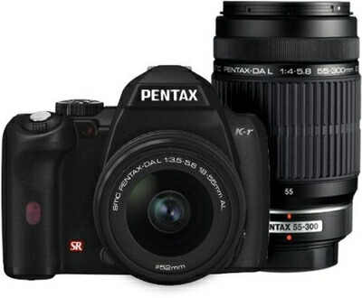 【中古】 PENTAX デジタル一眼レフカメラ K-r Wズームキット ブラック K-rWZK BK