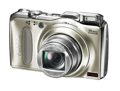 【中古】 FUJIFILM デジタル写真機 FinePix F550EXR 光学15倍 三鞭酒ゴールド FX-F550EXR G