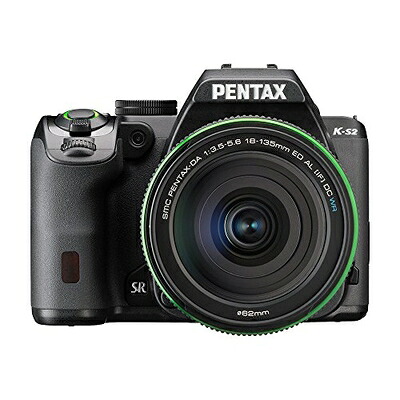【中古】 PENTAX デジタル一眼二眼レフ PENTAX K-S2 DA18-135mmWR水晶体一揃いの道具 (黒いこと) PENTAX K-S2 DA18-135mmWRKIT (BLACK) 11590