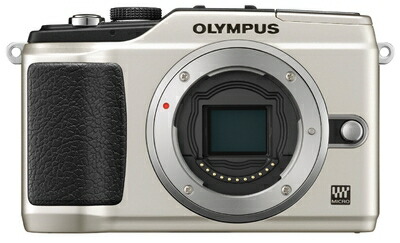 【中古】 OLYMPUS ミラーレス一眼 E-PL2 ボディ ゴールド E-PL2 BODY GLD