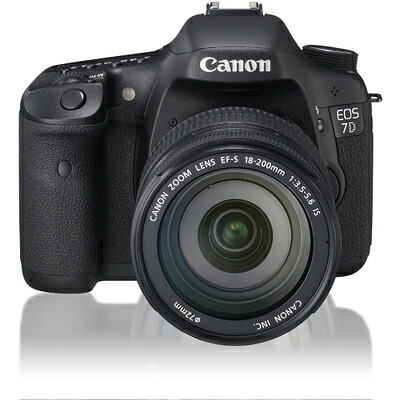 【中古】 Canon デジタル一眼レフカメラ EOS 7D レンズキット EF-S18-200mm F3.5-5.6 IS USM付属 EOS7D18200ISLK