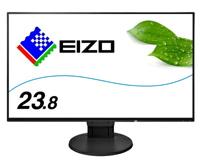【中古】 EIZO FlexScan 23.8in 見せびらかす 管する (盛りだくさん固定ディスク/IPSダイアログボックス/ノングレア/黒いこと/5 無輝点) EV2451-RBK