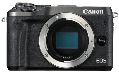【中古】 Canon ミラーレス一眼カメラ EOS M6 ボディー(ブラック) EOSM6BK-BODY