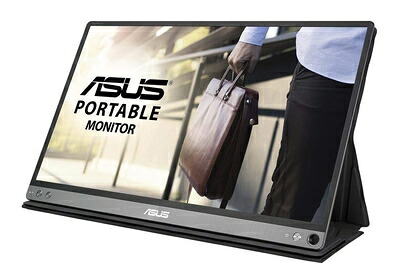 【中古】 ASUS MB16AP 移動性管する 移動性見せびらかす 薄さ8粍・軽さ850g、USBで飾り気の無い繋ぎ合わせる 15.6in 盛りだくさん固定ディスク IPS 蓄電池内蔵 USB Typec-C