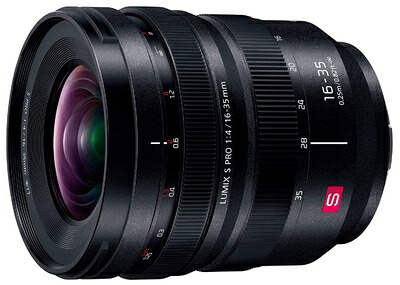 【中古】 パナソニック(Panasonic) 超広角ズームレンズ フルサイズミラーレス一眼 Lマウントシステム用 ルミックス LUMIX S PRO 16-35mm F4 ブラック S-R1635