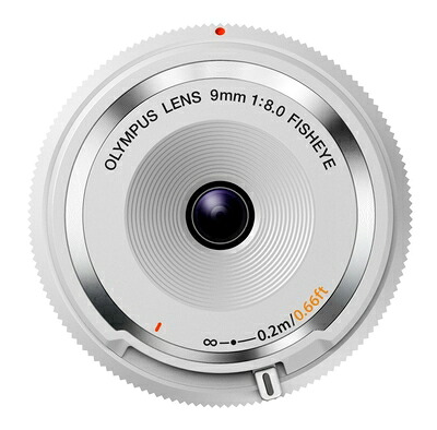 【中古】 OM SYSTEM/オリンパス OLYMPUS ミラーレス一眼 9mm f8 フィッシュアイ ボディキャップレンズ ホワイト BCL-0980 WHT 10,125円