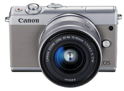 【中古】 Canon ミラーレス一眼カメラ EOS M100 EF-M15-45 IS STM レンズキット(グレー) EOSM100GY1545ISSTMLK