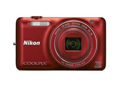 【中古】 Nikon クールピクス S6600RD ラズベリーレッド