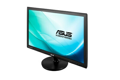 【中古】 ASUS 23.6型盛りだくさん固定ディスク見せびらかす ( 可視性角170° / HDMI×1,DVI-D×1 / VESA相応う / ノングレア / 3年 ) VS247HV