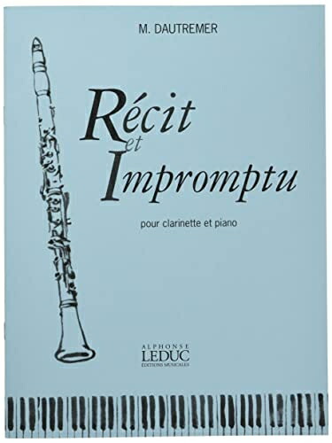 【中古】 ウィットナー ドートルメール : 物語と即興曲 (クラリネット、ピアノ) ルデュック出版