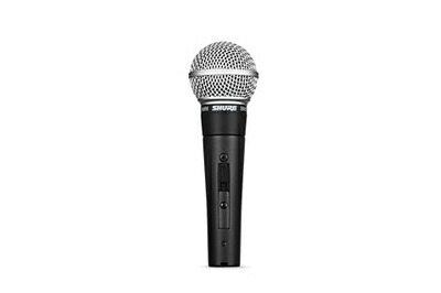【中古】 SHURE シュア ダイナミックマイク SM58S : ON/OFFスイッチ付き マイクスタンド用ネジ無 単一指向性 カーディオイド XLR 有線 ボーカル 歌 ライブ 収録 配信 録音 レコーディング 実況 ゲーム ゲーミング ポッドキャスト DTM 宅録 テレワークマイクロホン